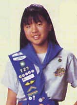 Example of a Senior Girl Scout in Uniform